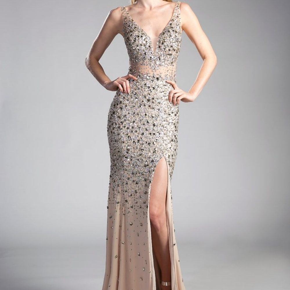 GOLD LONG dress